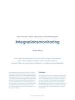 Integrationsmonitoring