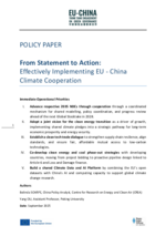 From Statement to Action: Effectively Implementing EU - China Climate Cooperation