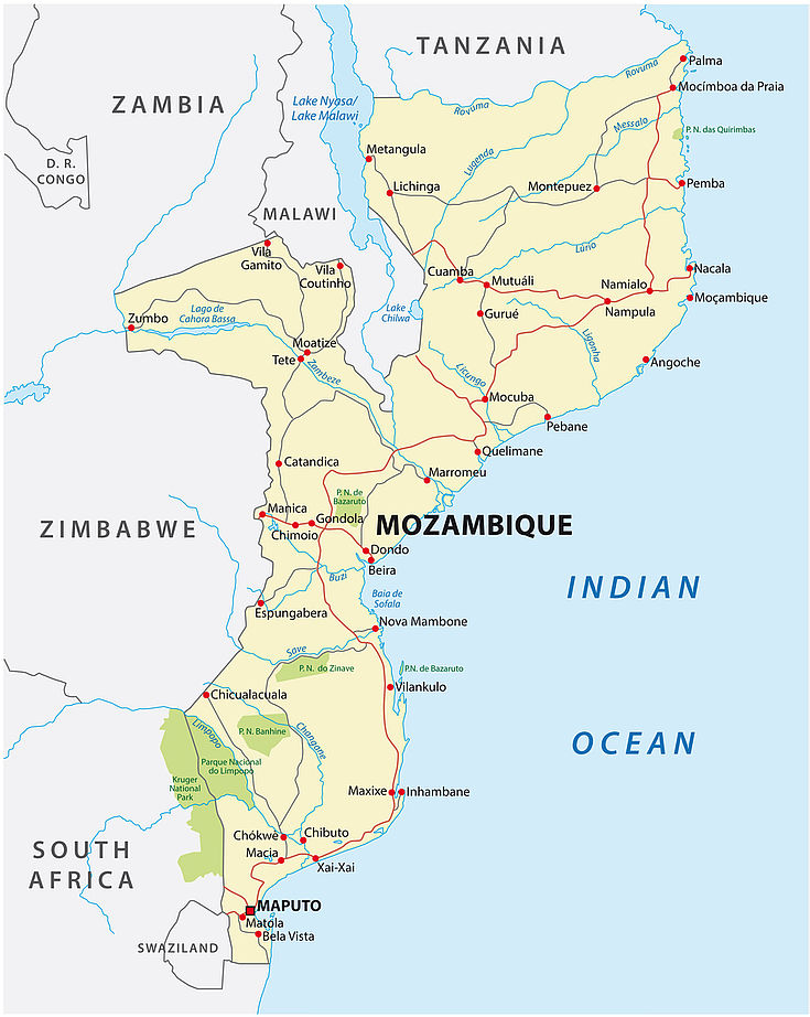 Karte Mosamiks
