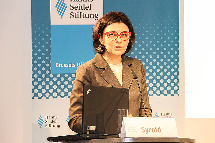 Oksana Syroid setzt sich für die gesellschaftliche, staatliche und wirtschaftliche Entwicklung der Ukraine ein