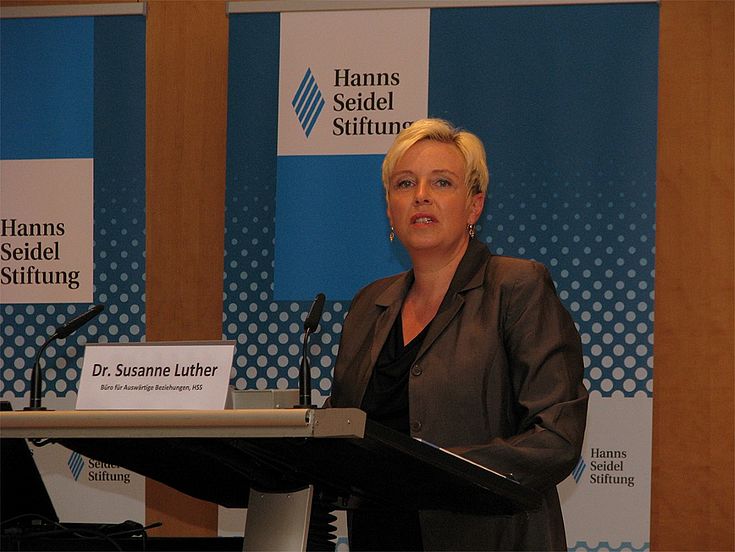 Susanne Luther, Leiterin des Büros für Auswärtige Beziehungen der Hanns-Seidel-Stiftung
