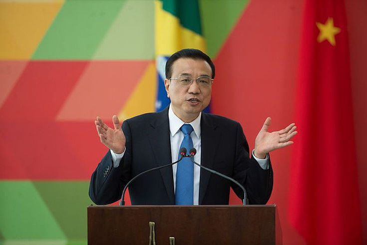 Chinas Premier Li Keqiang: Mehr grün als rot.