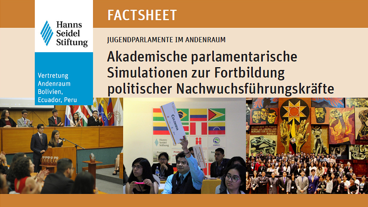 Akademische parlamentarische Simulationen zur Fortbildung politischer Nachwuchsführungskräfte