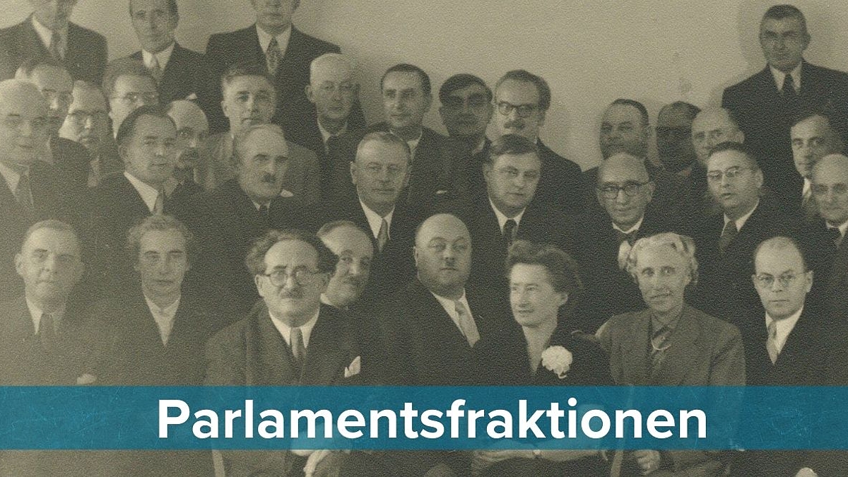 Die CSU-Landesgruppe der zweiten Wahlperiode um 1953