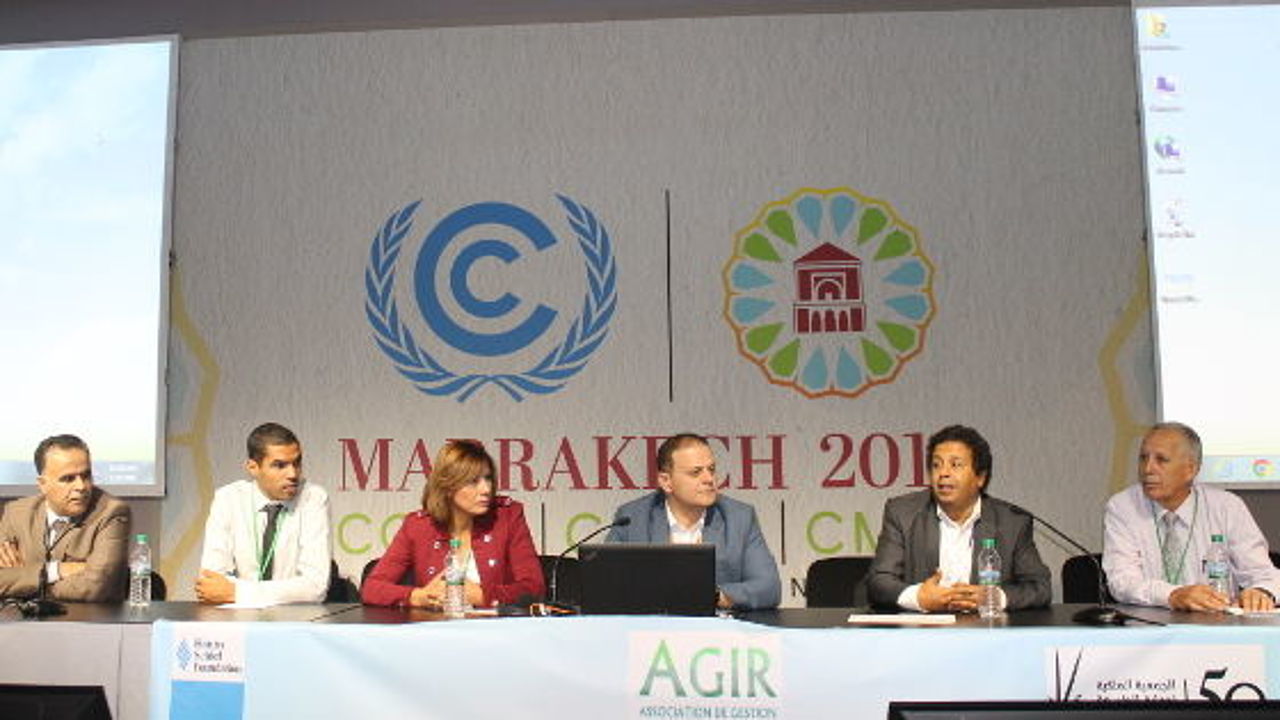 Side Event der Projekte Jordanien únd Marokko beim Weltklimagipfel COP 22