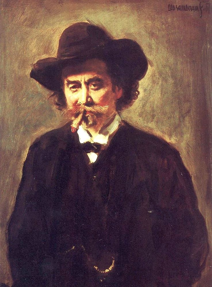 Leo Samberger porträtierte den Brauereibesitzer Joseph Schülein im Jahr 1907.