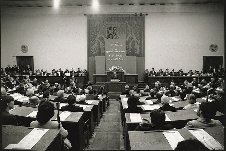 Festakt zum 25-jährigen Bestehen der Hanns-Seidel-Stiftung im Maximilianeum am 11. April 1992
