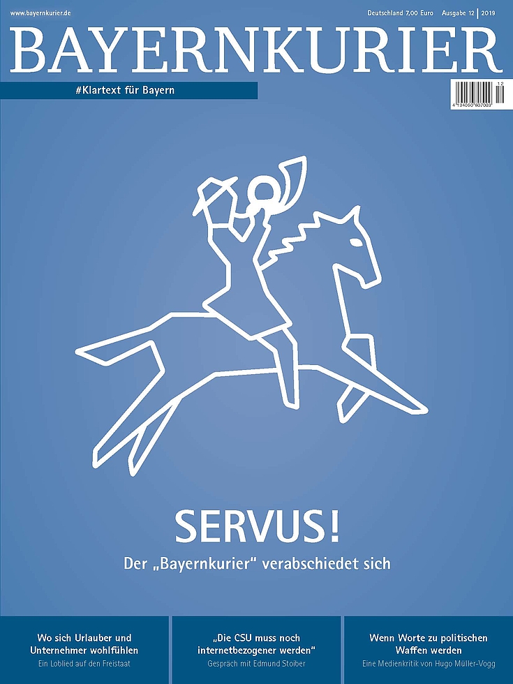 Letzte Ausgabe des Bayernkurier Nr. 12/2019 (Monatsmagazin)
