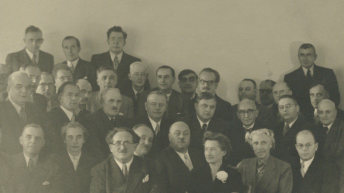 Die Mitglieder der CSU-Landesgruppe in der 2. Wahlperiode, 1953.