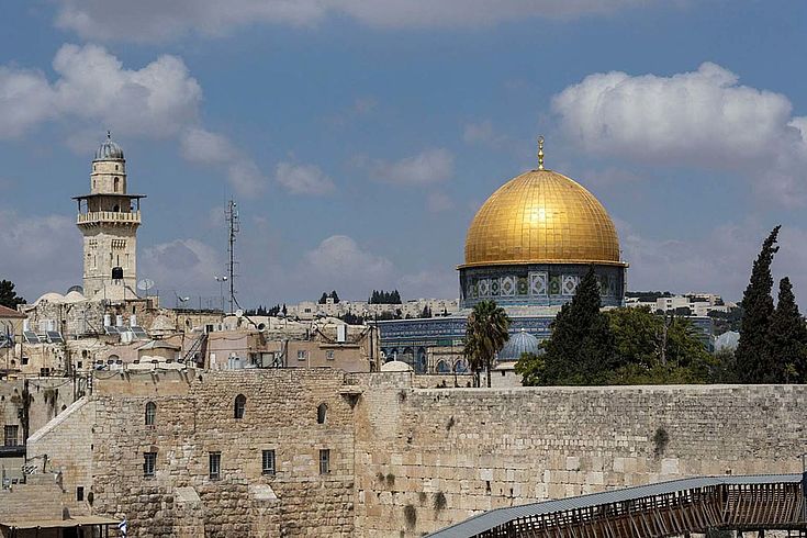 Ansicht von der Jerusalemer Altstadt