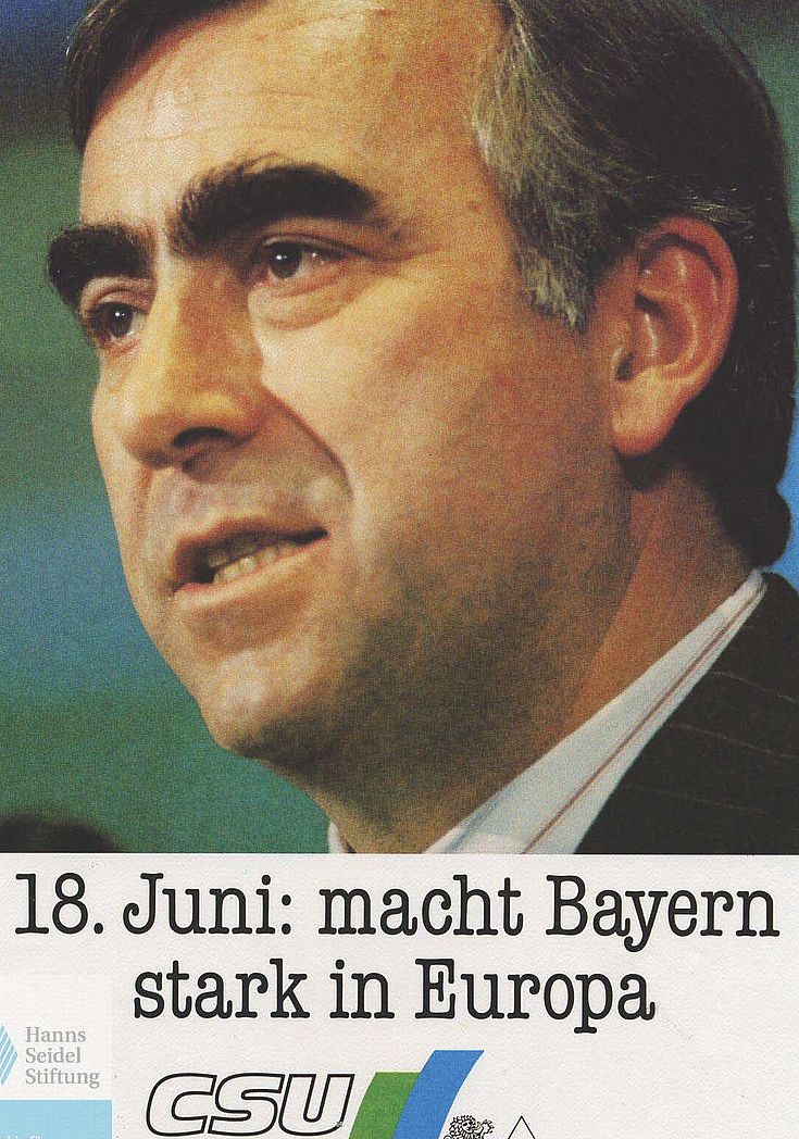Flugblatt für die Europawahl 1989