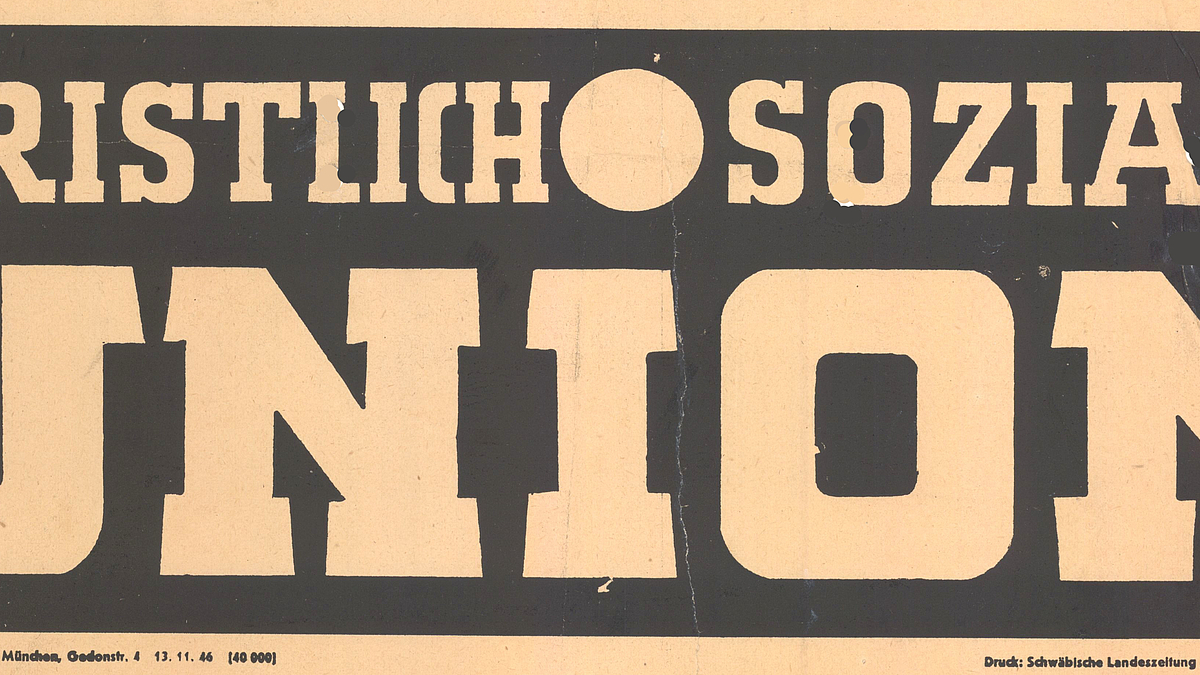 Plakat zur Landtagswahl 1946