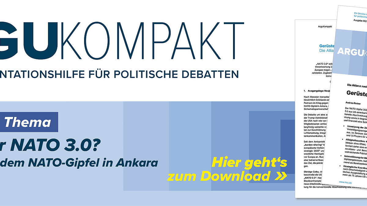 Zum Download der Publikation: Gerüstet für NATO 3.0?