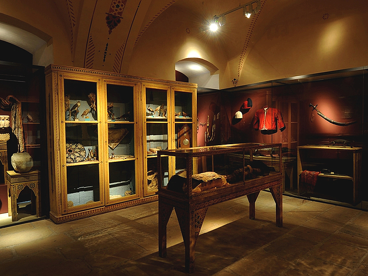 Foto der Orientalischen Sammlung des Museum Kloster Banz