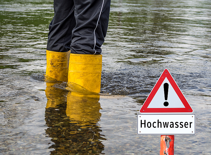 Auch bei Hochwasser ist das Landratsamt zuständig.