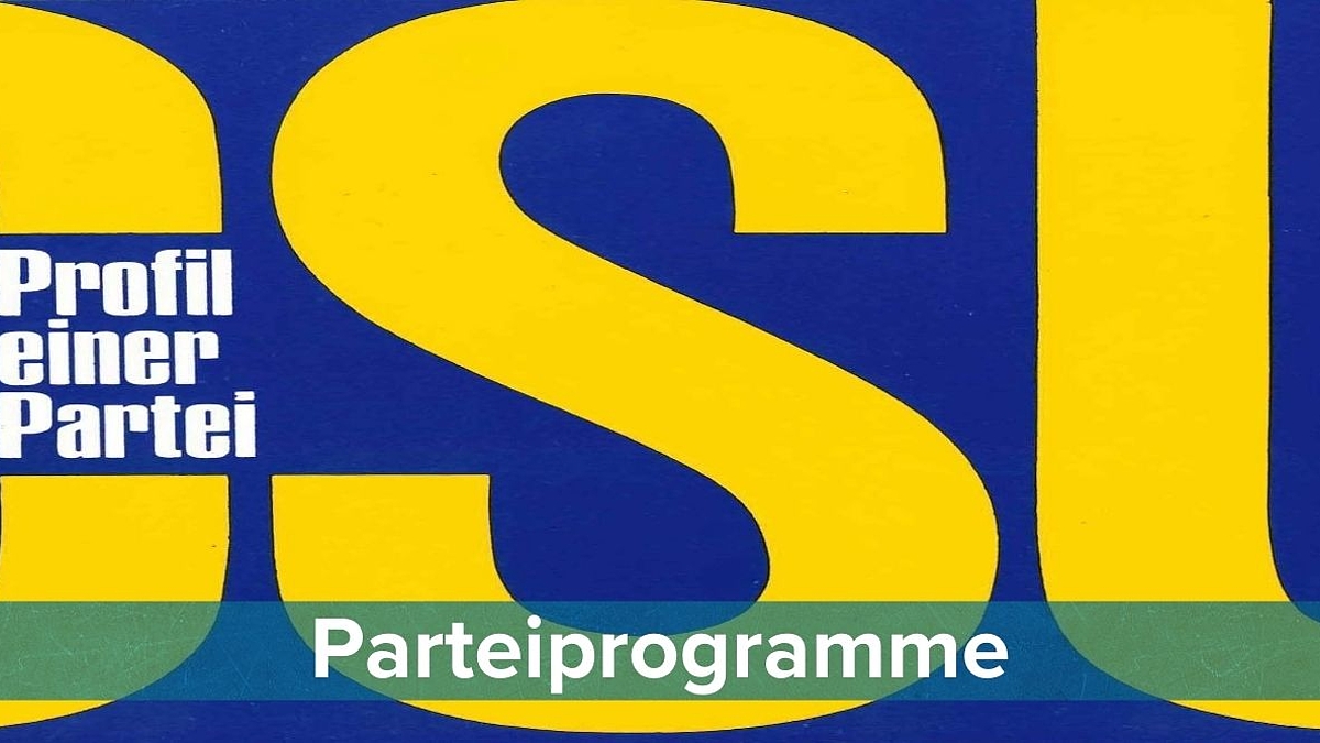 Parteiprogramm von 1969