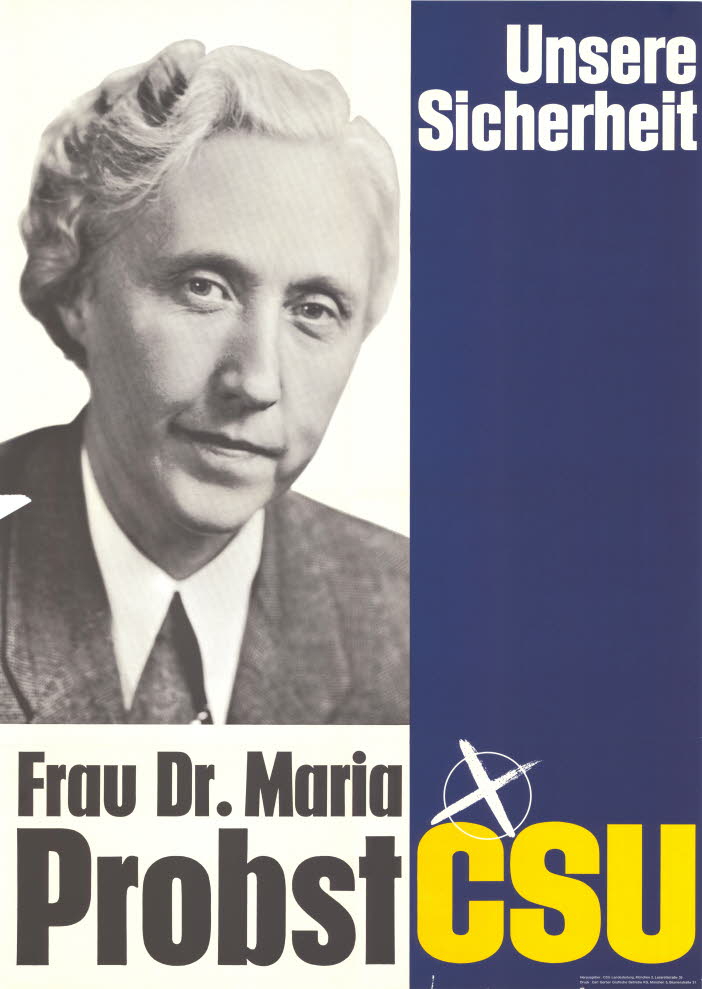 Plakat zur Bundestagswahl 1965