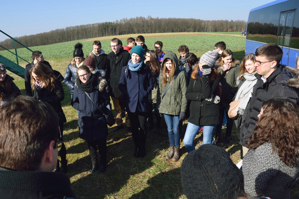 Stipendiaten besuchen die Bioenergiegemeinden im Frankenwald