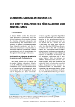 Dezentralisierung in Indonesien: Der dritten Weg zwischen Föderalismus und Zentralismus