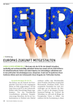 Einführung: Europas Zukunft mitgestalten